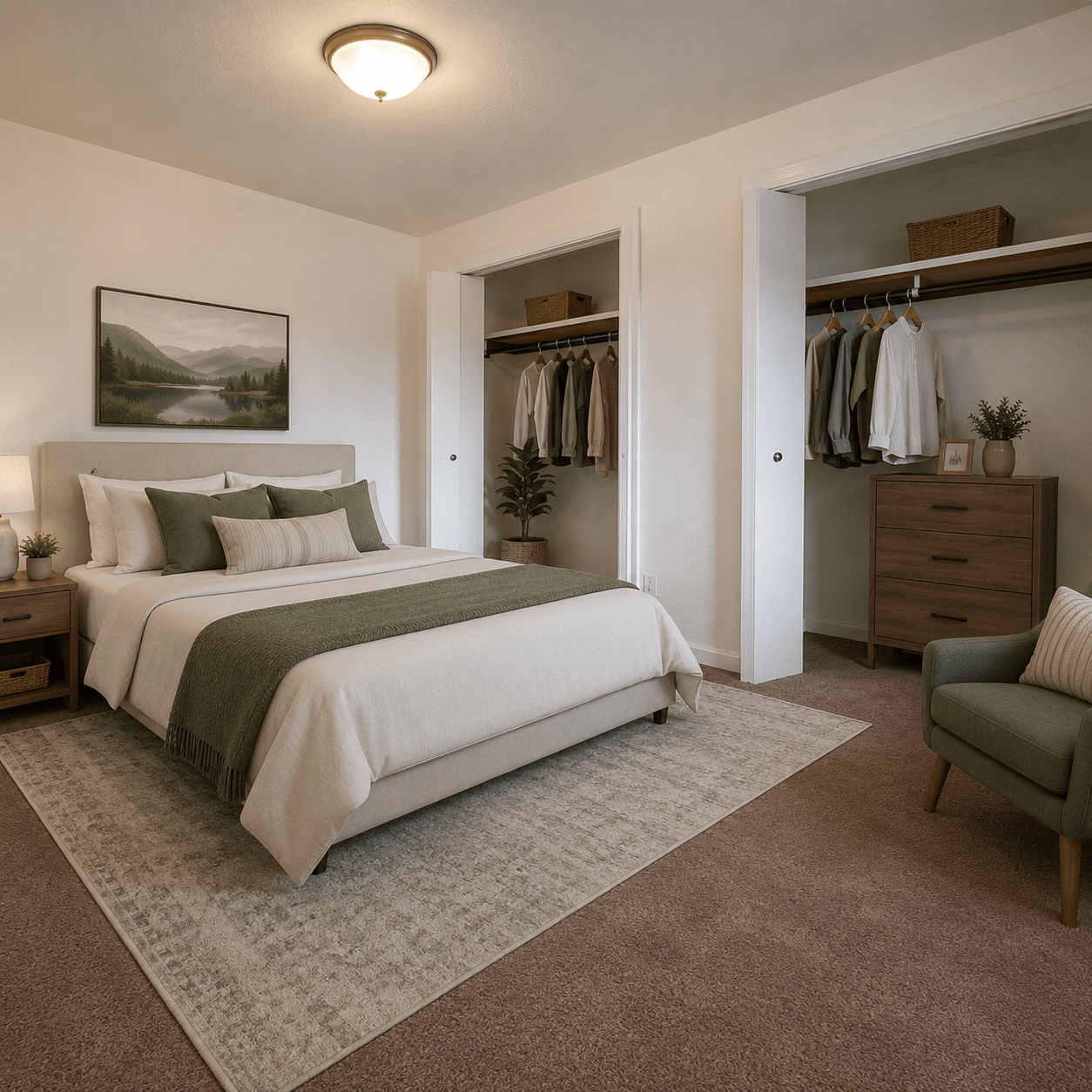 Spacious Bedrooms